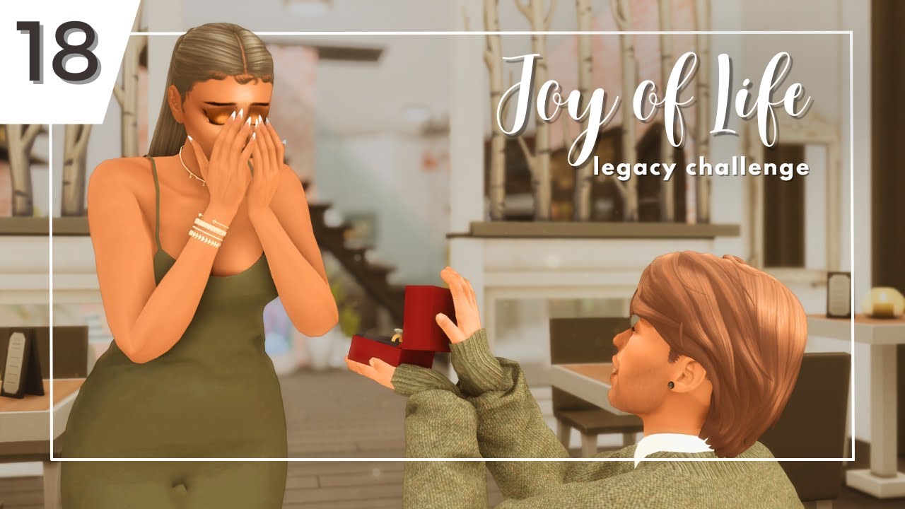 Getting ENGAGED 💍 // Joy of Life (EP 18) // THE SIMS 4