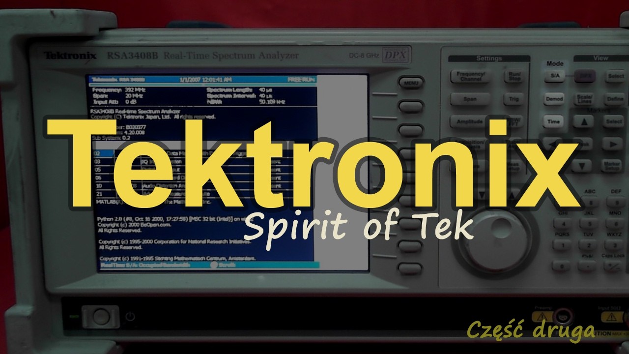 Słynne firmy elektroniczne - Tektronix - część 2 #RS Elektronika #278