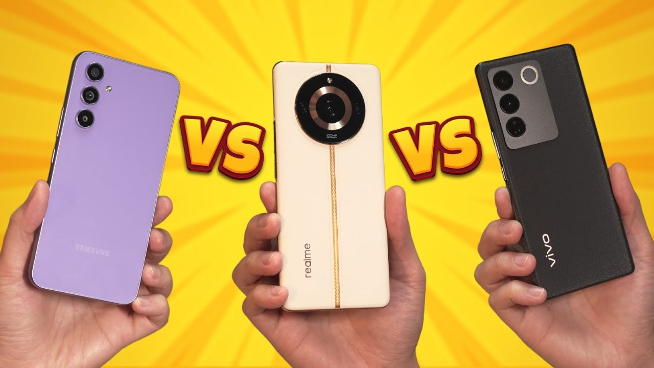 ADU KAMERA HAPE 5 JUTAAN TERBAIK! Blind Test vivo V27 vs Galaxy A54 vs realme 11 Pro