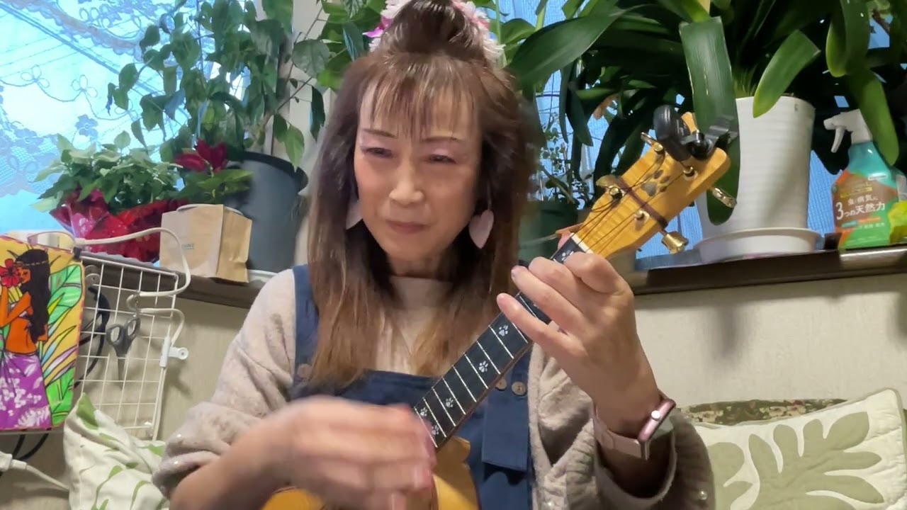 糸（中島みゆきカバー）アロハちゃんウクレレソロ絶賛練習中💦vsメリア(=^x^=)🐾🤣