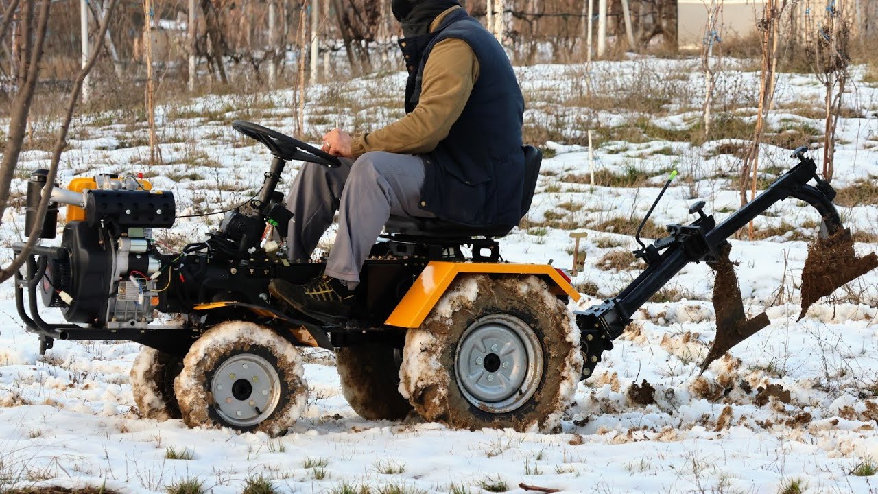 Minitractor 4x4 diesel, Campo T12618. Progarden Modele din gama T12609, T18609, T18618