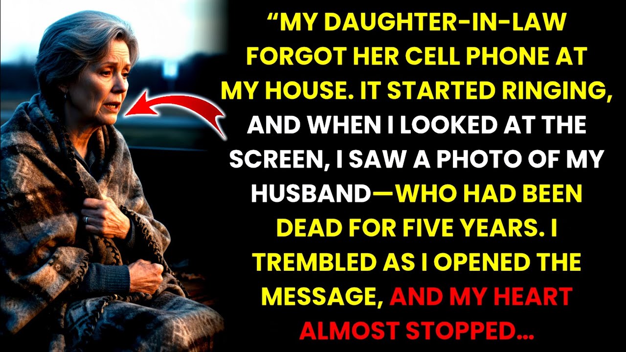 My Daughter-in-Law’s Phone Rang—And My Dead Husband’s Face Appeared on the Screen… I Froze