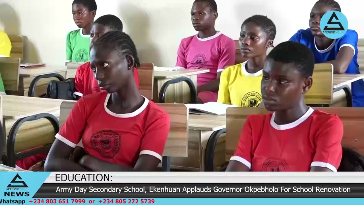Students, teachers applaud Gov Okpebholo over school remodelling.