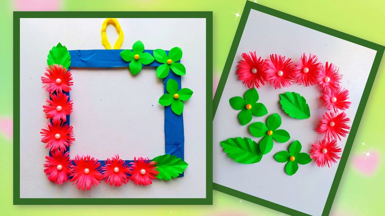 Creative Wall Hanging Using Paper | Easy DIY Flower Craft Tutorial
