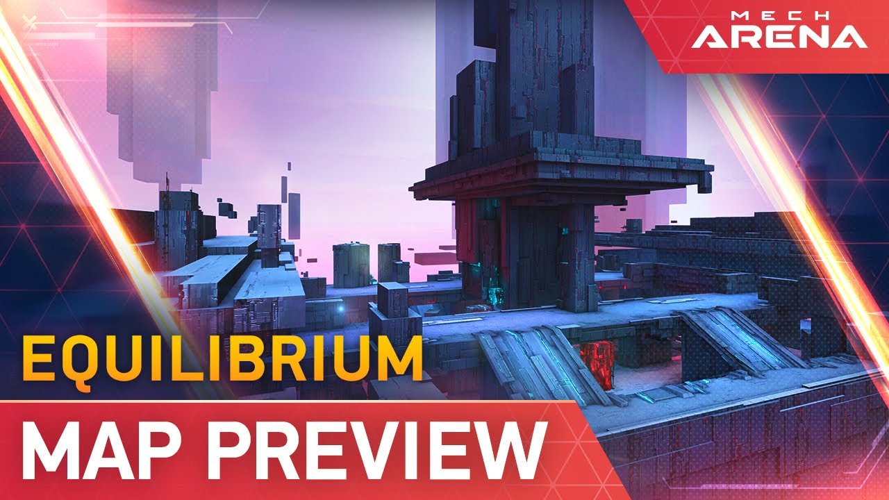 Map Preview: Equilibrium | New Deathmatch 5v5 Map Trailer | Mech Arena