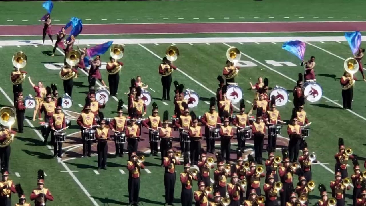 TXST Bobcat Marching Band at BOA Central TX Regional performance!