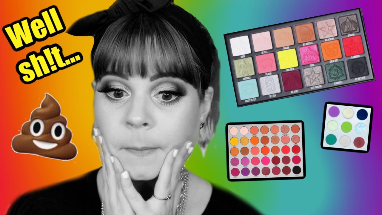 Multi palette bingo using only influencer collab palettes 😱