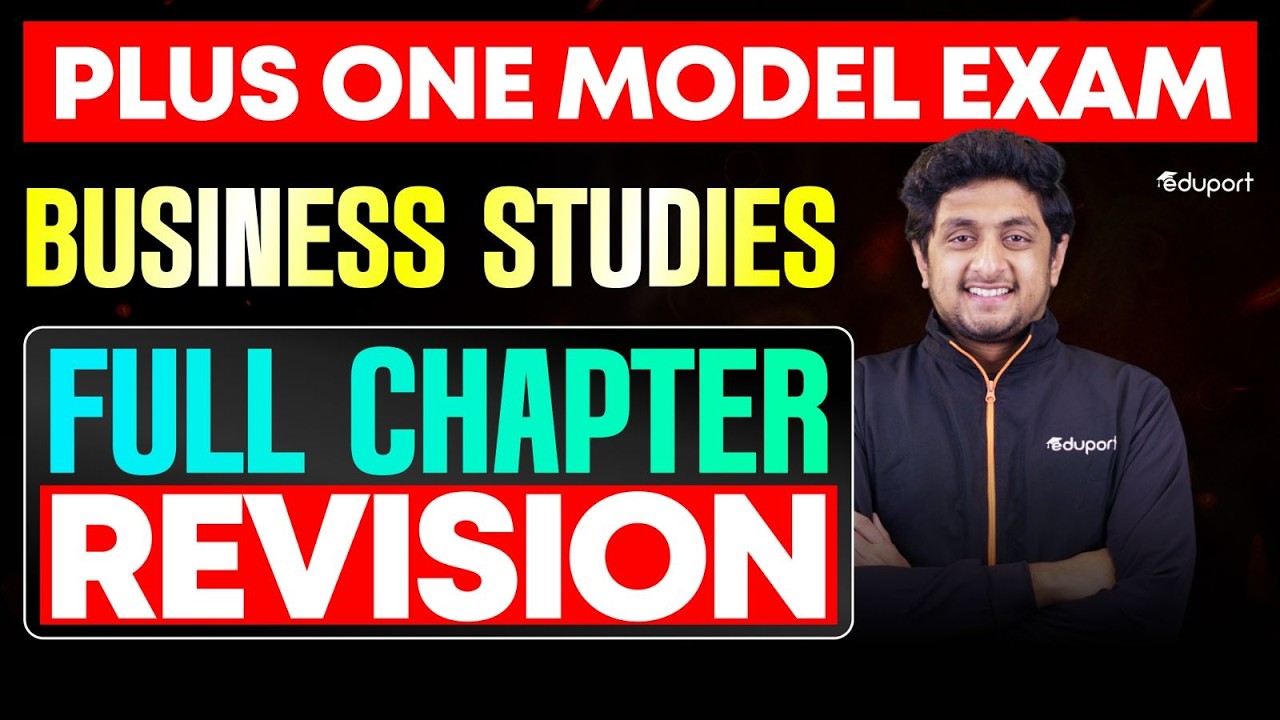Plus One Business Studies Full Chapter Revision | Eduport Plus One