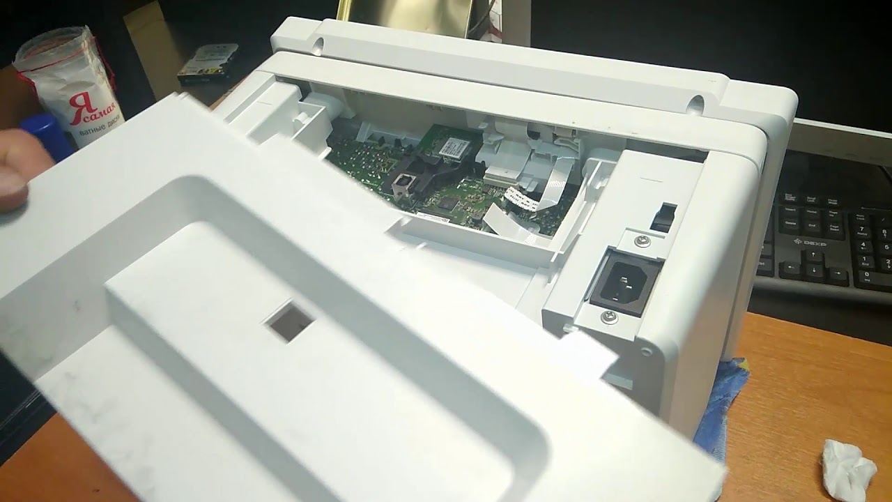 Ремонт МФУ HP LaserJet Pro MFP M28w Часть 2