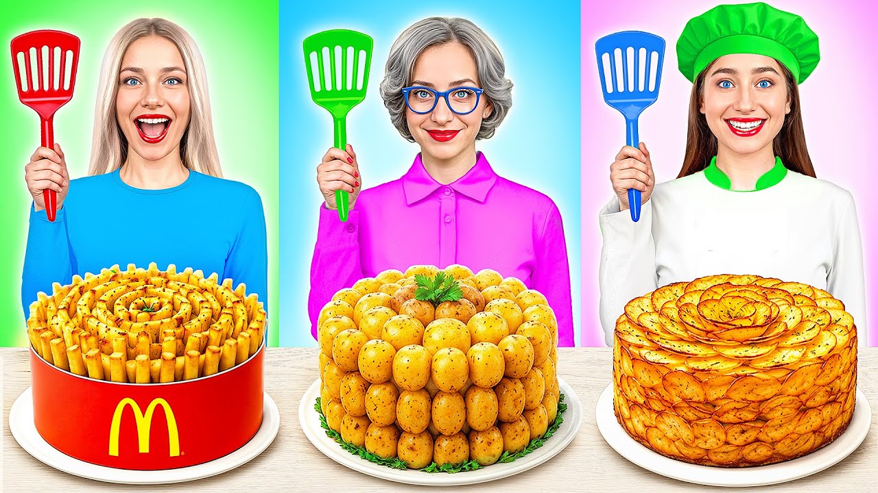 Кулинарный Челлендж: Я против Бабушки | Фантастическая Кулинарная Битва от Multi DO Challenge