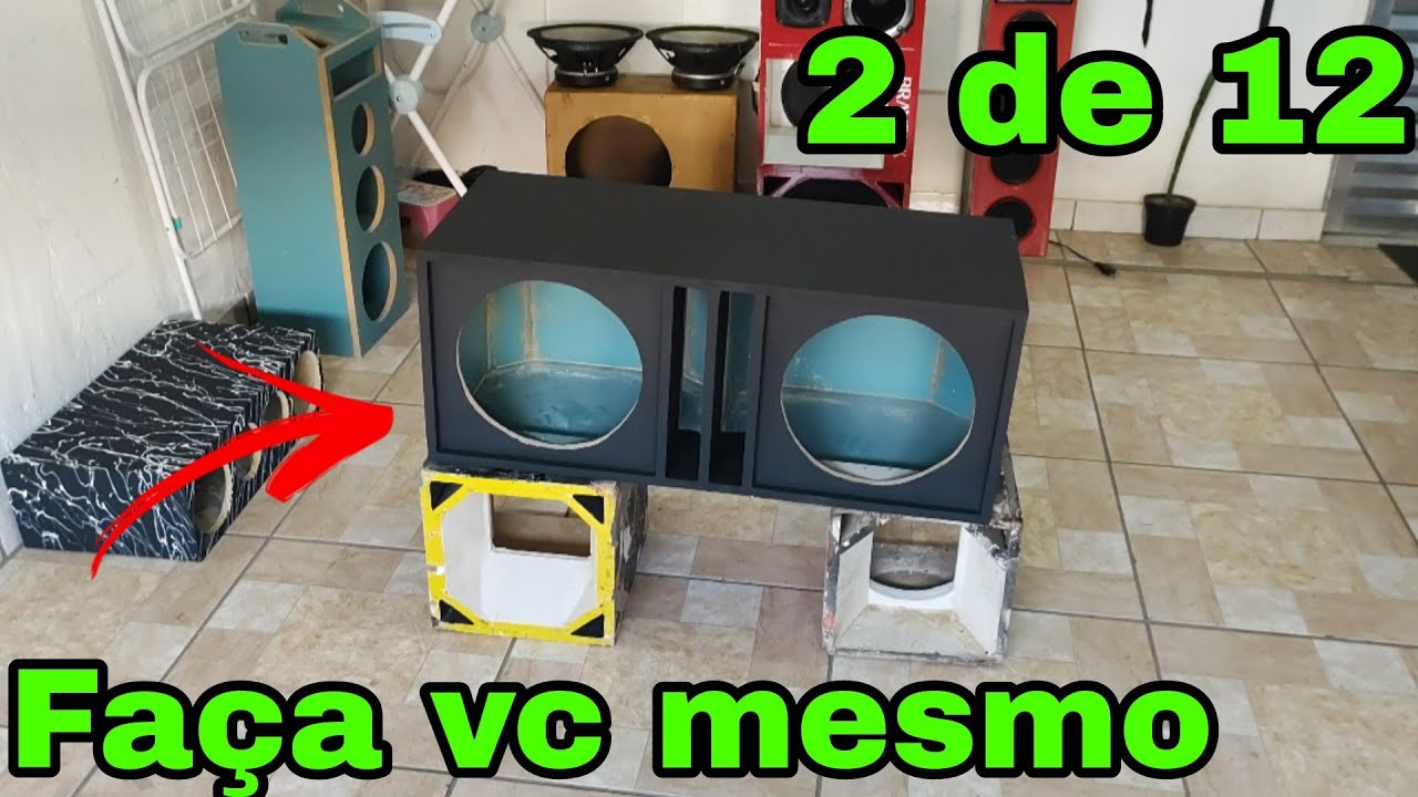 COMO FAZER CAIXA PRA DOIS GRAVE DE 12 SOM AUTOMOTIVO