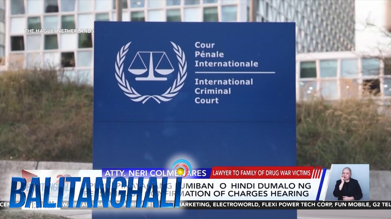 Panayam kay Atty. Neri Colmenares bago ang confirmation of charges hearing sa ICC... | Balitanghali
