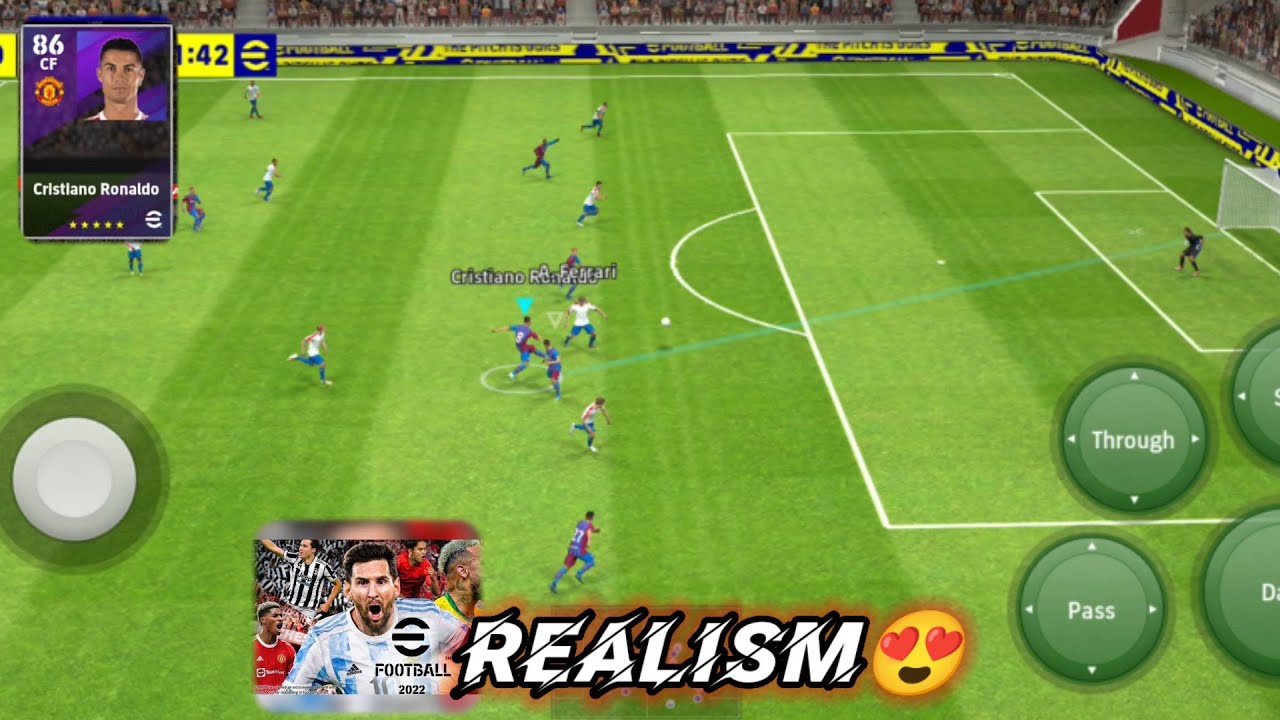 EFOOTBALL 22 MOBILE : FIRST GAMEPLAY REVIEW😀
