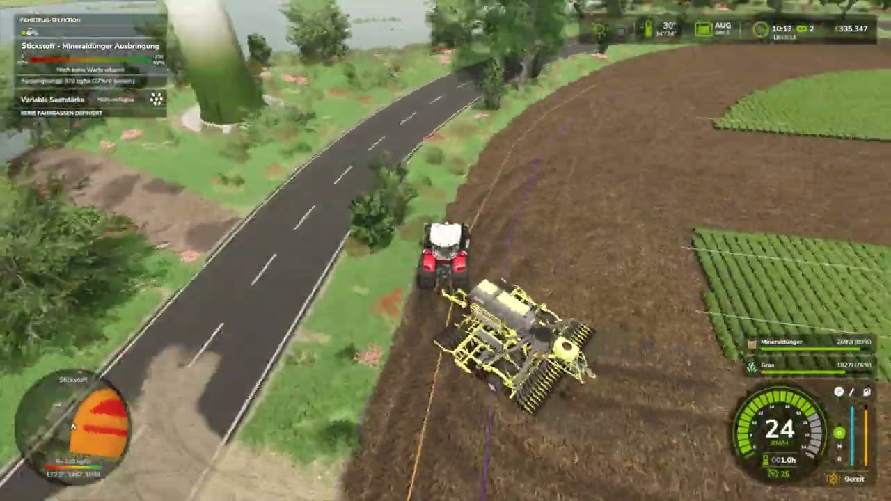 LS 25 Timelapse/Nordmarsch #3 Erstellen der Grasfelder