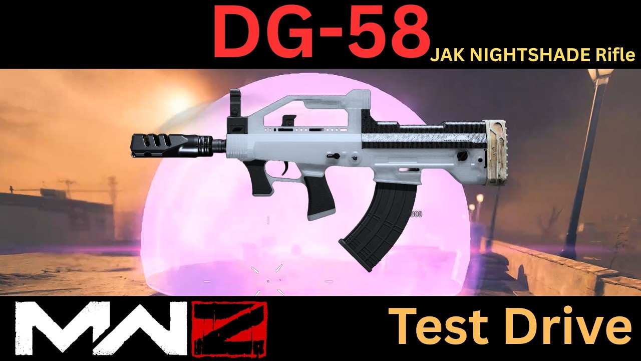 Test Drive - DG 58 LSW - JAK NIGHTSHADE Rifle - A Viewer Suggestion - COD MWZ