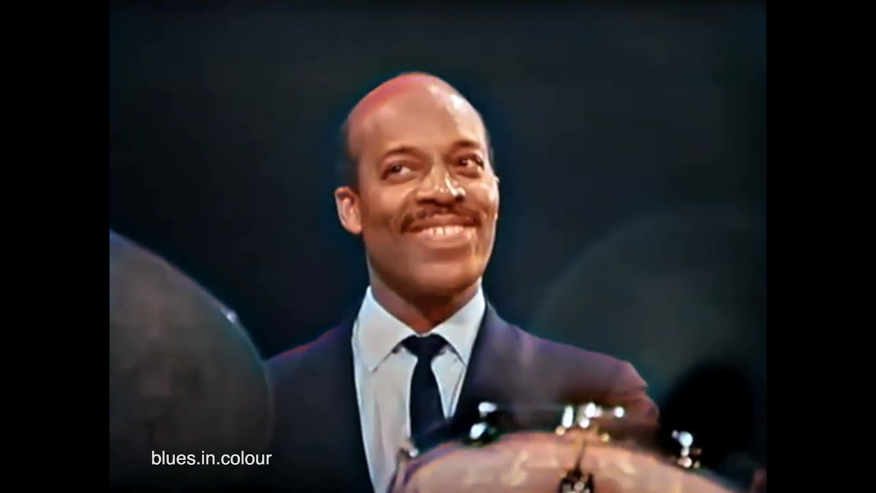 (Papa) Jo Jones - 'Caravan' live [Colourised] 1964
