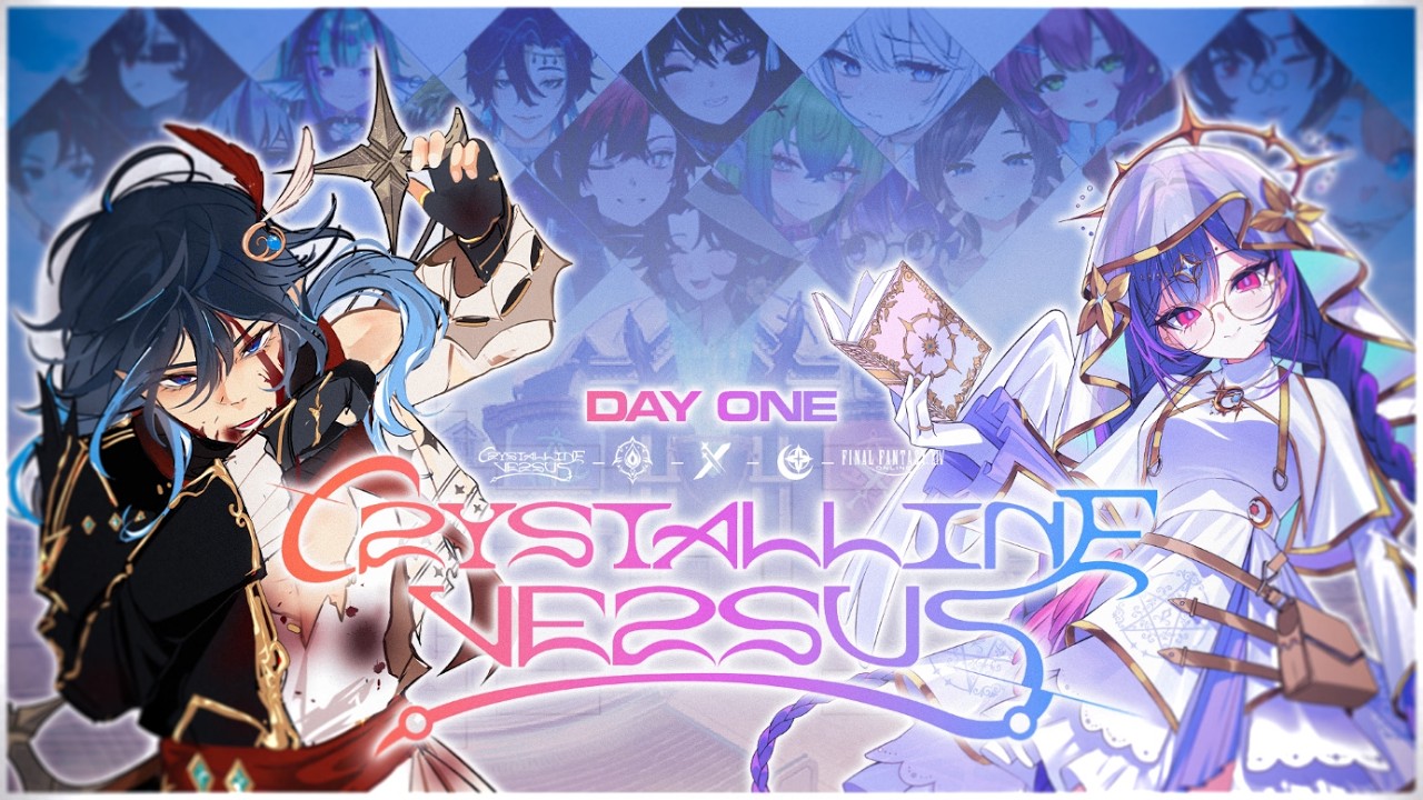 【CRYSTALLINE VERSUS】VTuber Final Fantasy XIV PvP Tournament (casters PoV) |  DAY 1
