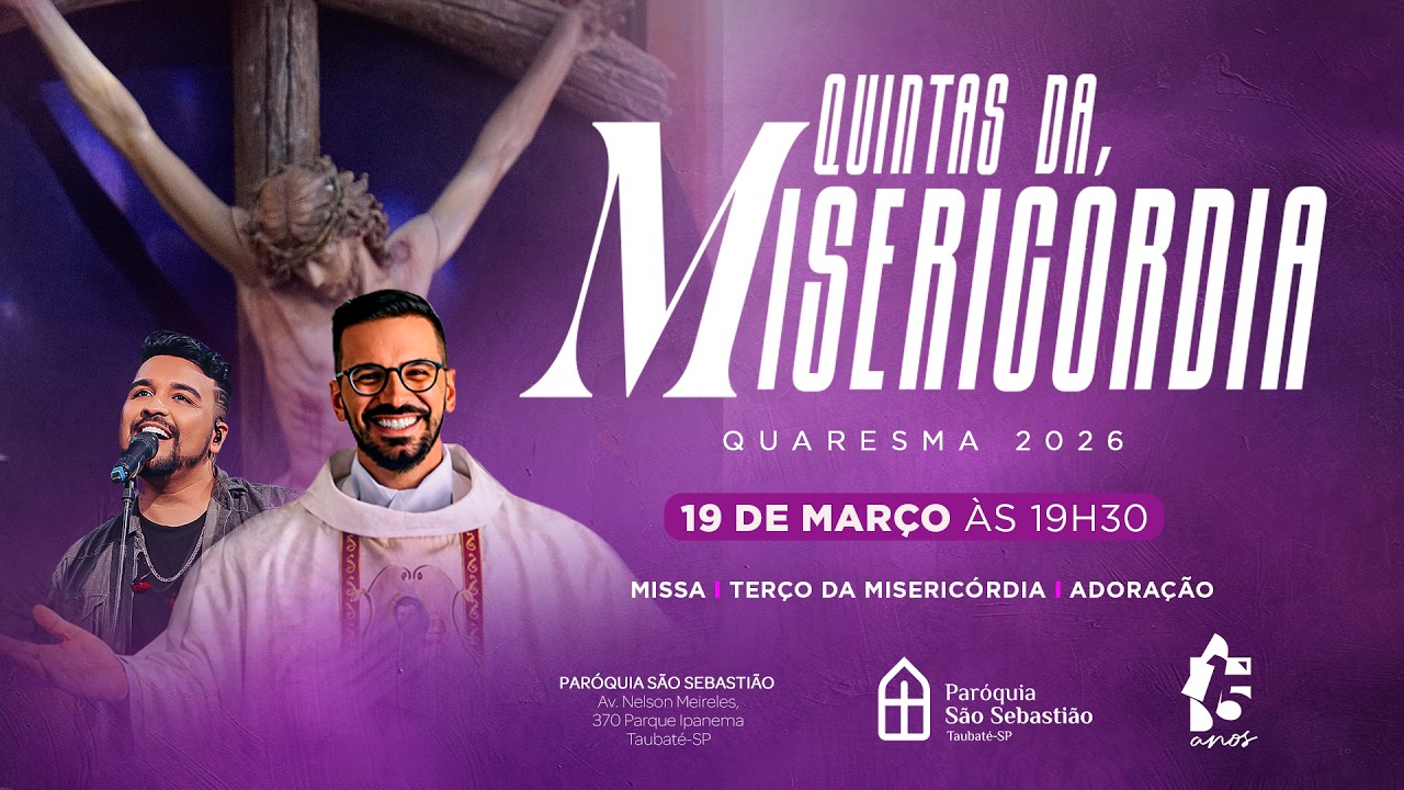 Solenidade de São José | Quinta - 19h30 | Padre Rodrigo Natal e Canthares