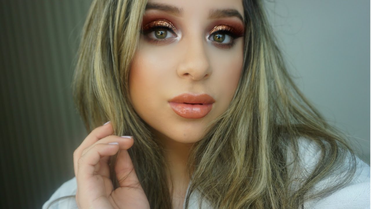 DRUGSTORE PROM MAKEUP TUTORIAL | bronze cut crease | 2017