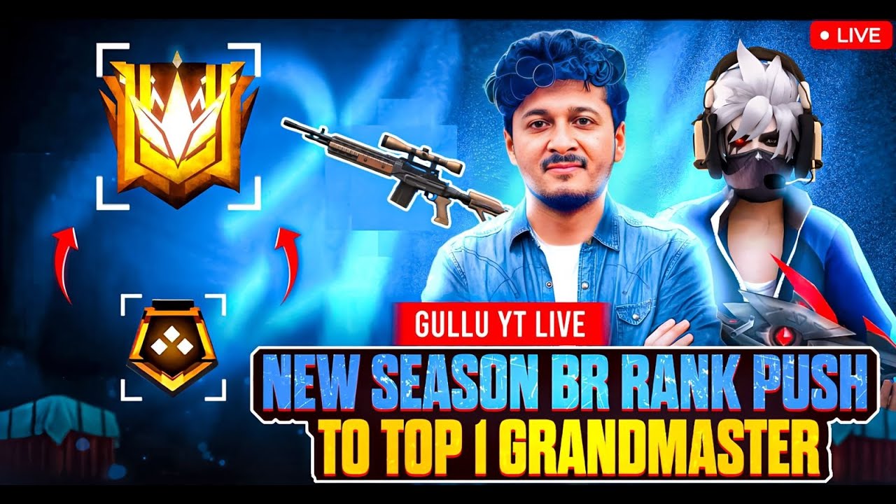GULLU YT IS LIVE 🥺💔 BR Rank Woodpecker King 🥇❤