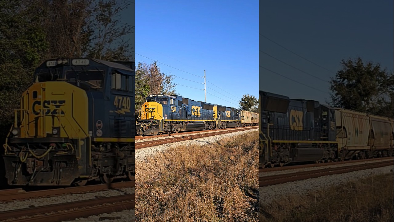 CSX ‘MAC Attack’! B241 Quad SD70MAC Potash Train (4 Units!) | Dade City FL | 12/28/25 