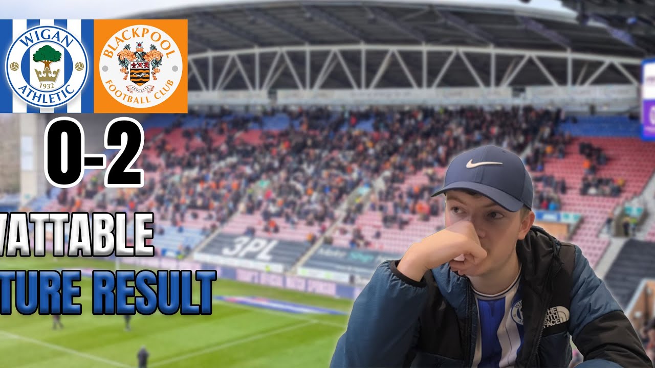 Wigan Athletic 0-2 Blackpool | Latics First Defeat in 11! League One Matchday Vlog