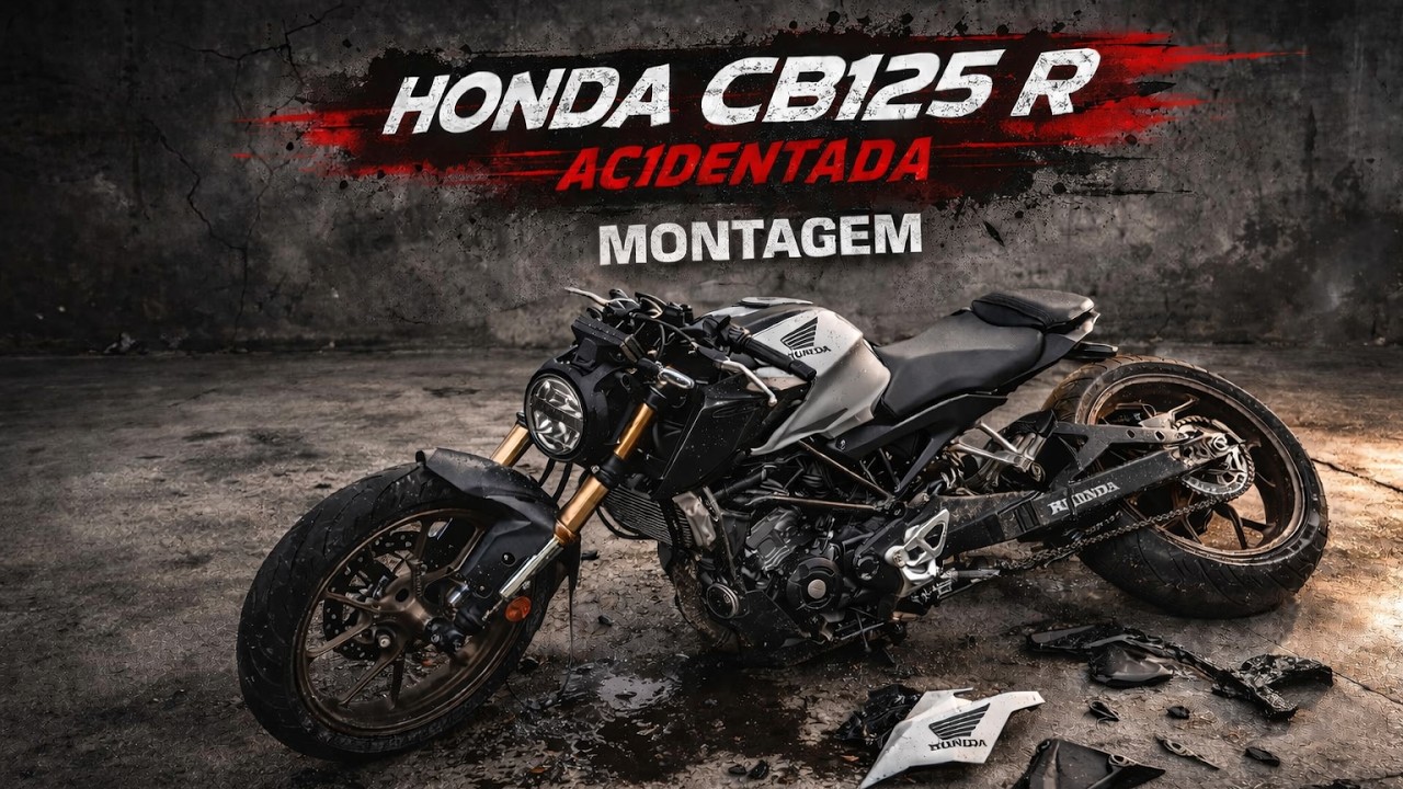 Peças Restauradas e Inicio da MONTAGEM da HONDA CB 125 R