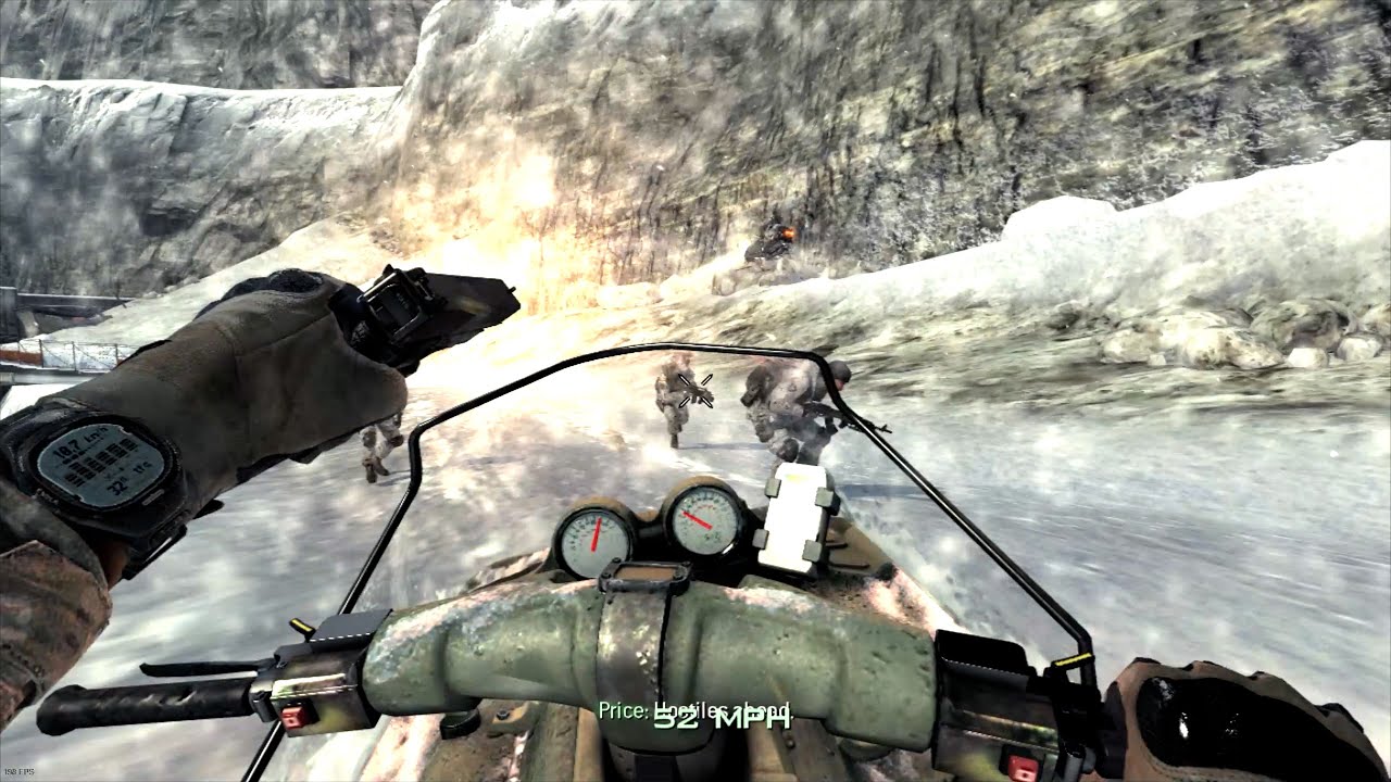 Free Bird over the MW3 Black Ice Chase scene
