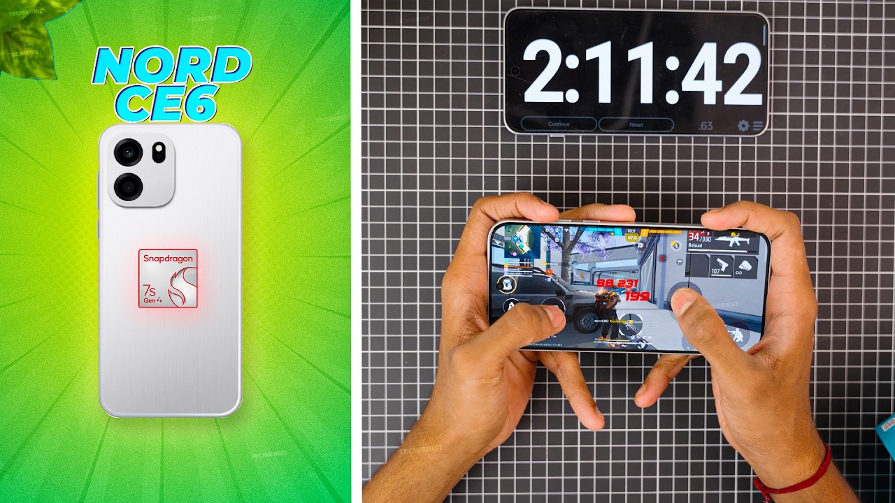 OnePlus Nord CE 6 Free Fire Gaming Test 🔥 Smooth Gameplay or Lag?