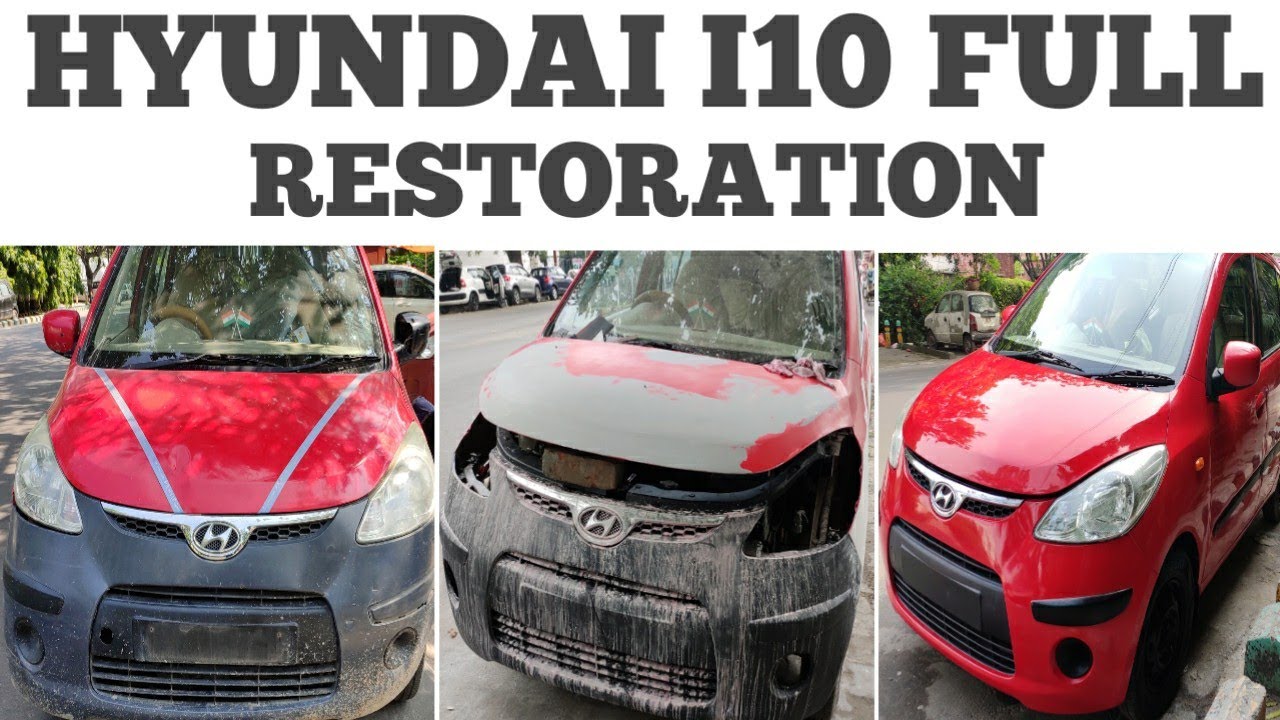 i10 rebuild | how to change Tie member | full dent and paint | lucknow