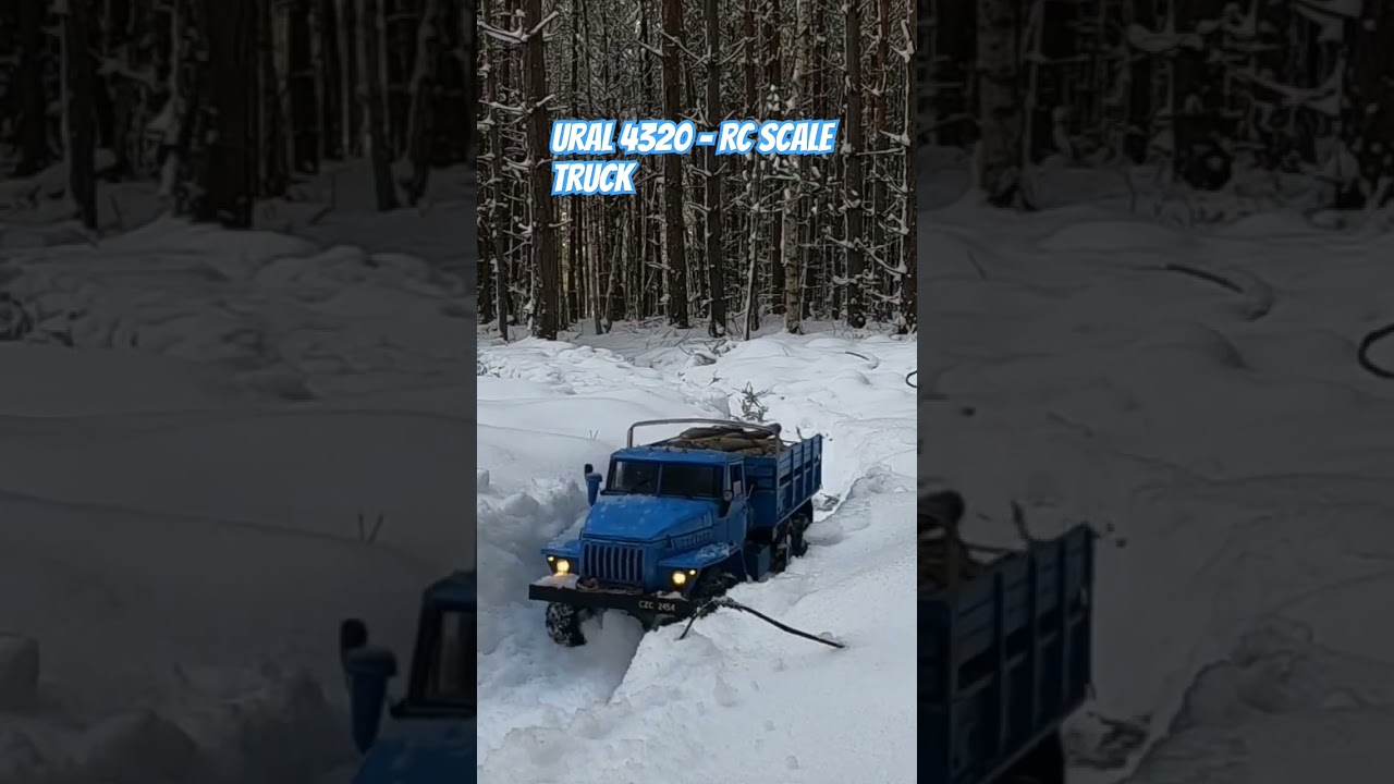 Ural 4320 - RC scale truck #crossrc #scalemodel #scaletruck #ural4320 #offroad #winter #rc #rccar