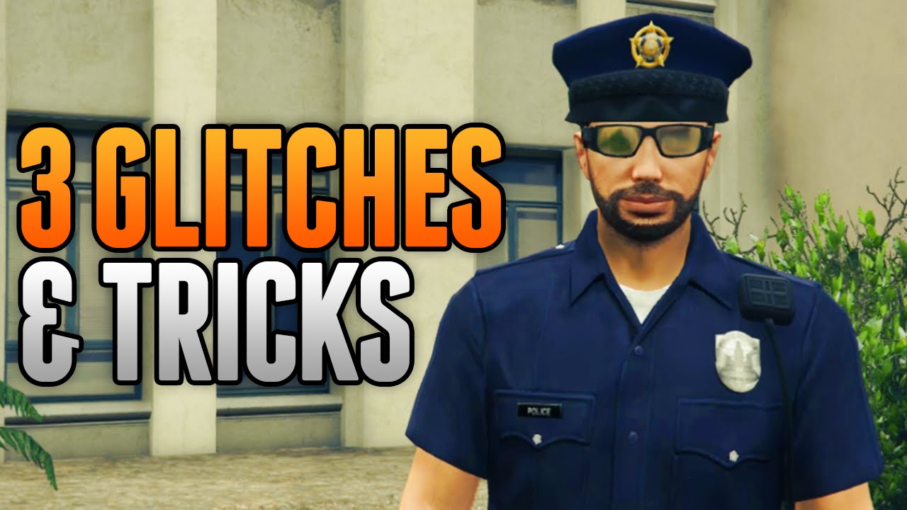 GTA 5 Online - 3 NEW GLITCHES & TRICKS (Police Outfit Glitch, Launch Glitch & Secret Location)
