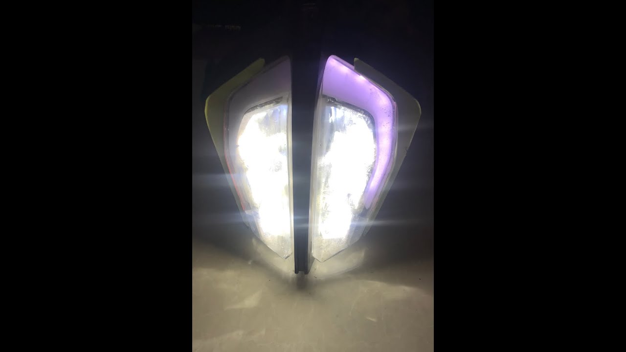 how to install duke 390 headlight in any bike l do it yourself l complete wiring l kshitij shirodkar
