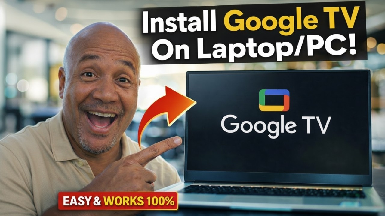 Установите Google TV на любой ноутбук/ПК всего за 4 минуты! (Легко и работает на 100%)