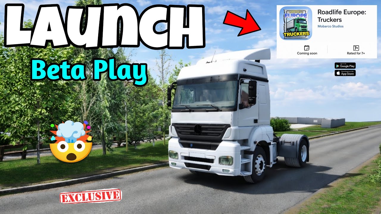 Roadlife Europe: Truckers – Бета-версия запущена🎉 Разработка карты и обновление графики🔥✅