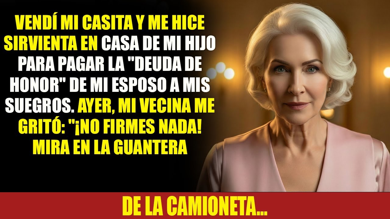 Di mi pensión a la madre de mi nuera por una 'deuda' de mi difunto esposo. Hallé una nota...