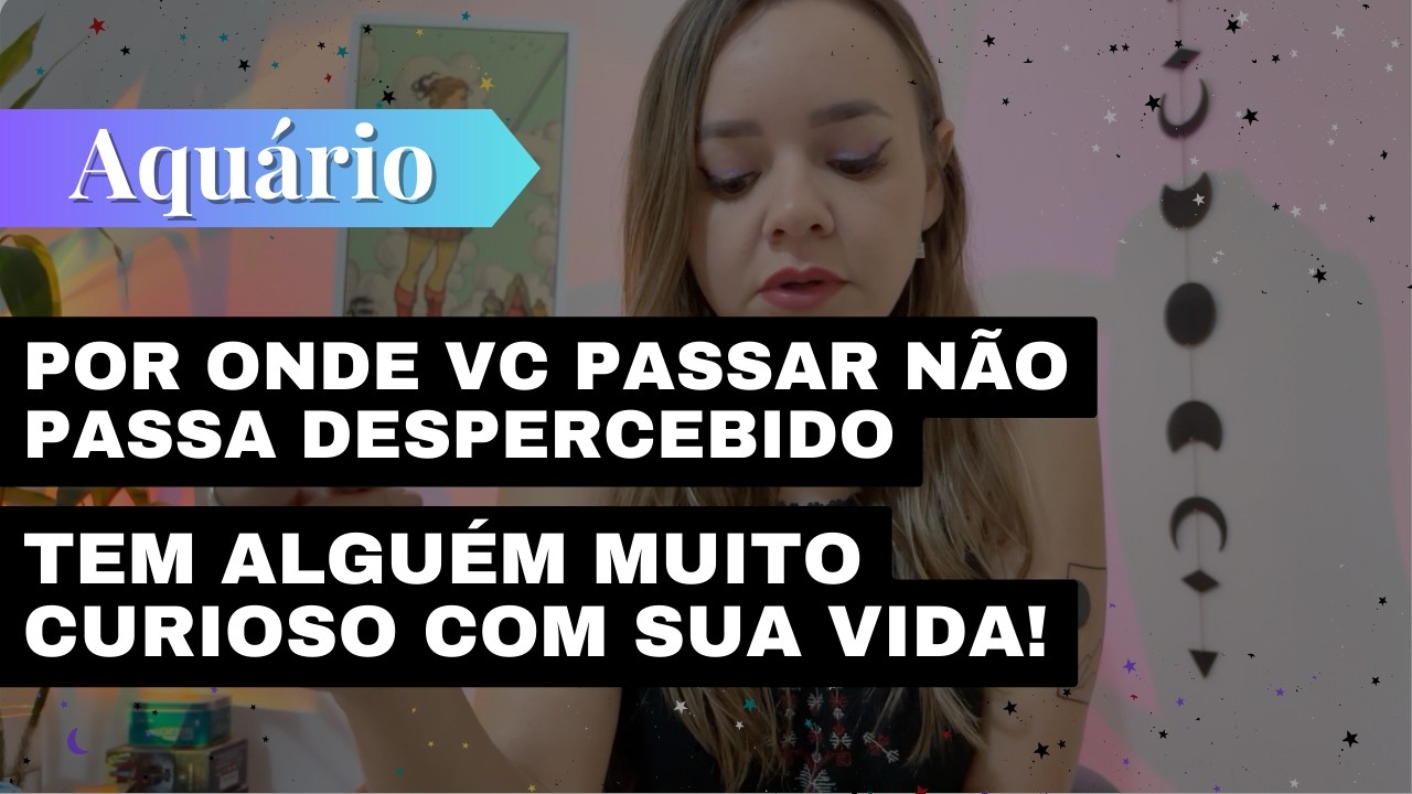 AQUÁRIO✨A CURIOSIDADE VAI SER MAIOR! TOMA CORAGEM E SE APROXIMA🔥VC TA CHAMANDO MUITA ATENÇÃO!