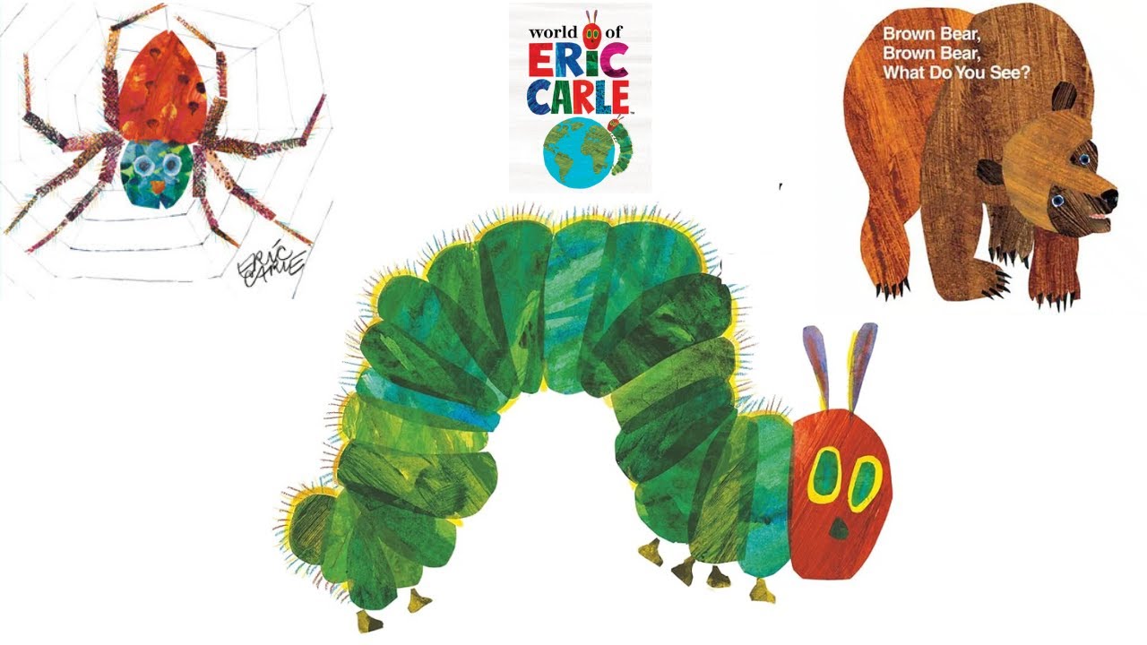 Eric Carle’s Best Stories in 12 Minutes| The Very Hungry Caterpillar, Brown Bear, Busy Spider & More