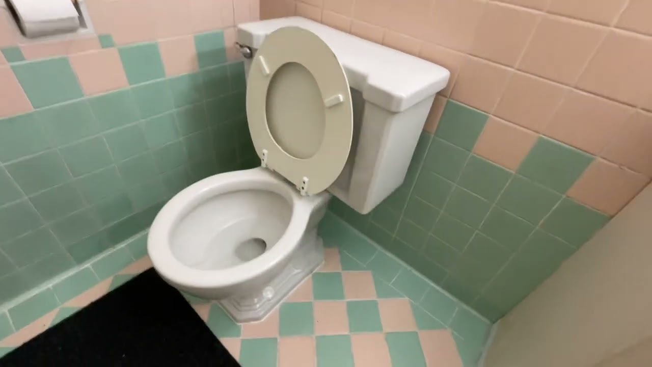 Completely Original untouched 1940 Bathroom Full shoot vintage Standard Toilet
