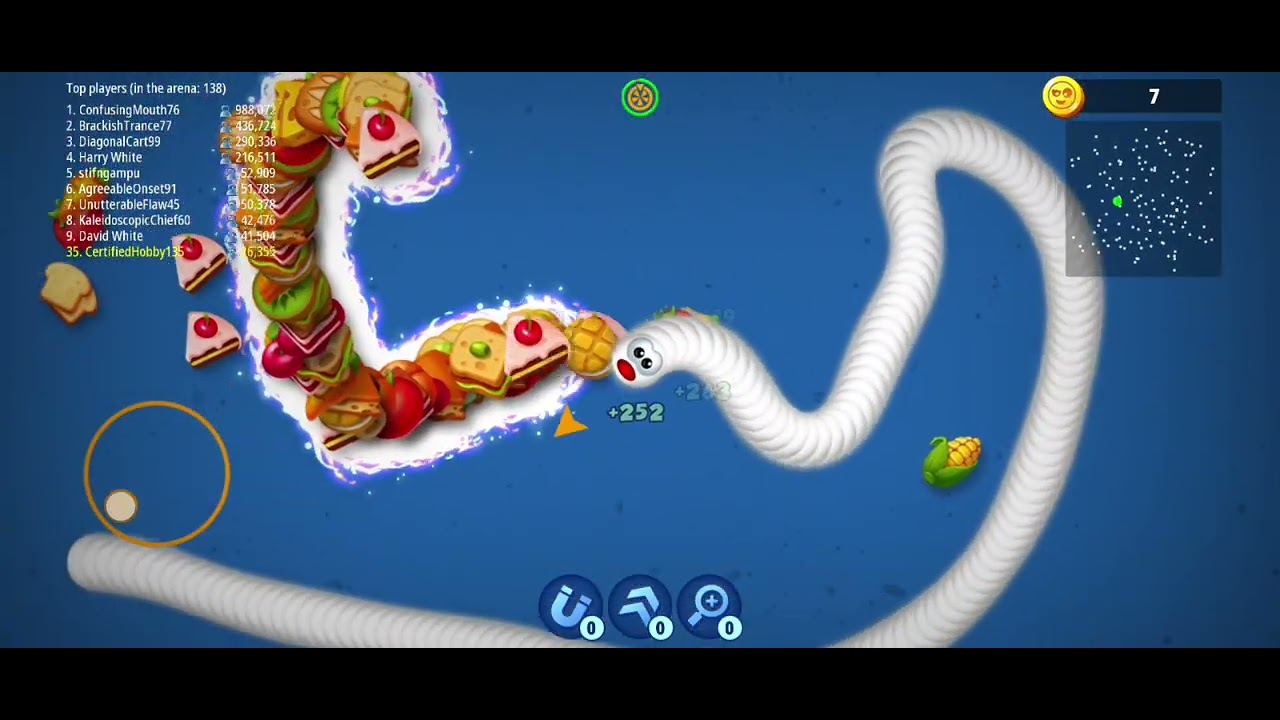 H.V Gaming 🔥 Became #1 in Worms Zone.io | Insane Pro Gameplay 😱