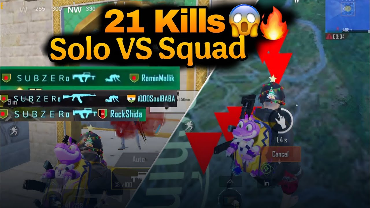 21 kills🔥Solo vs Squad #pubgmobile #pubgmbd #pubgmnaxtstarprogarm #pubgmobilebangladesh 