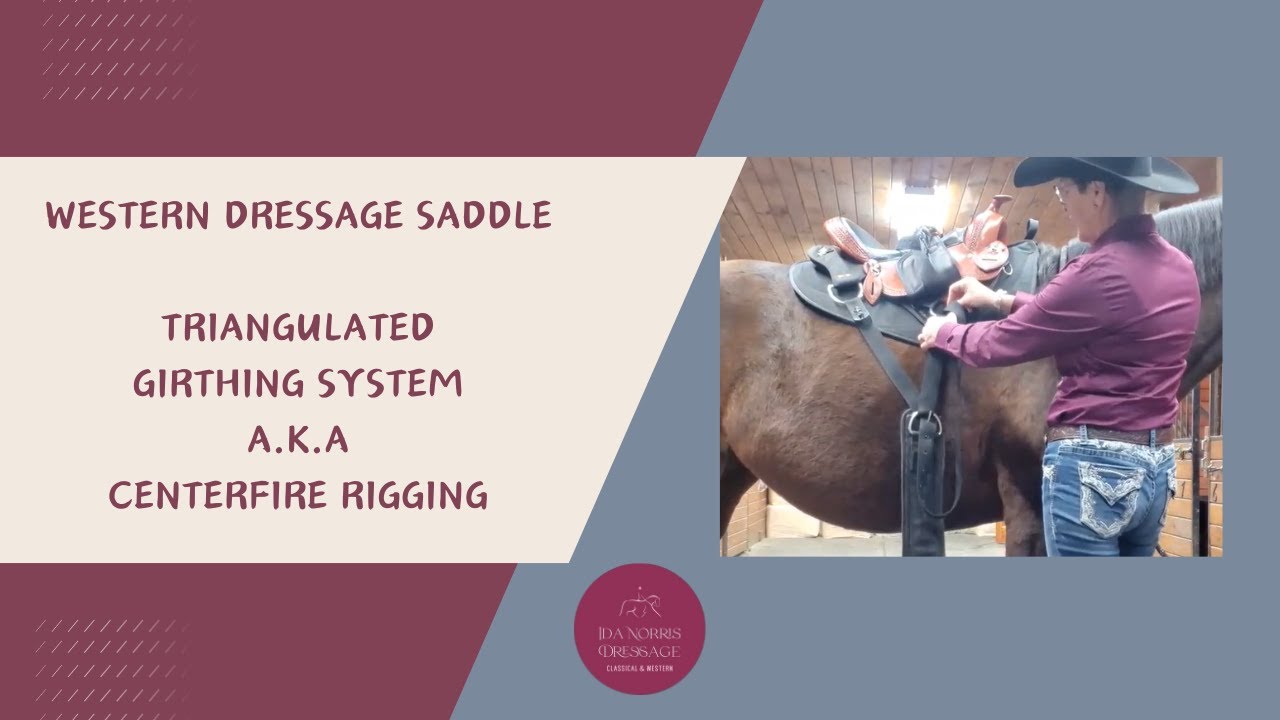 How to set up triangulated girthing system (centerfire rigging) for the Western Saddle