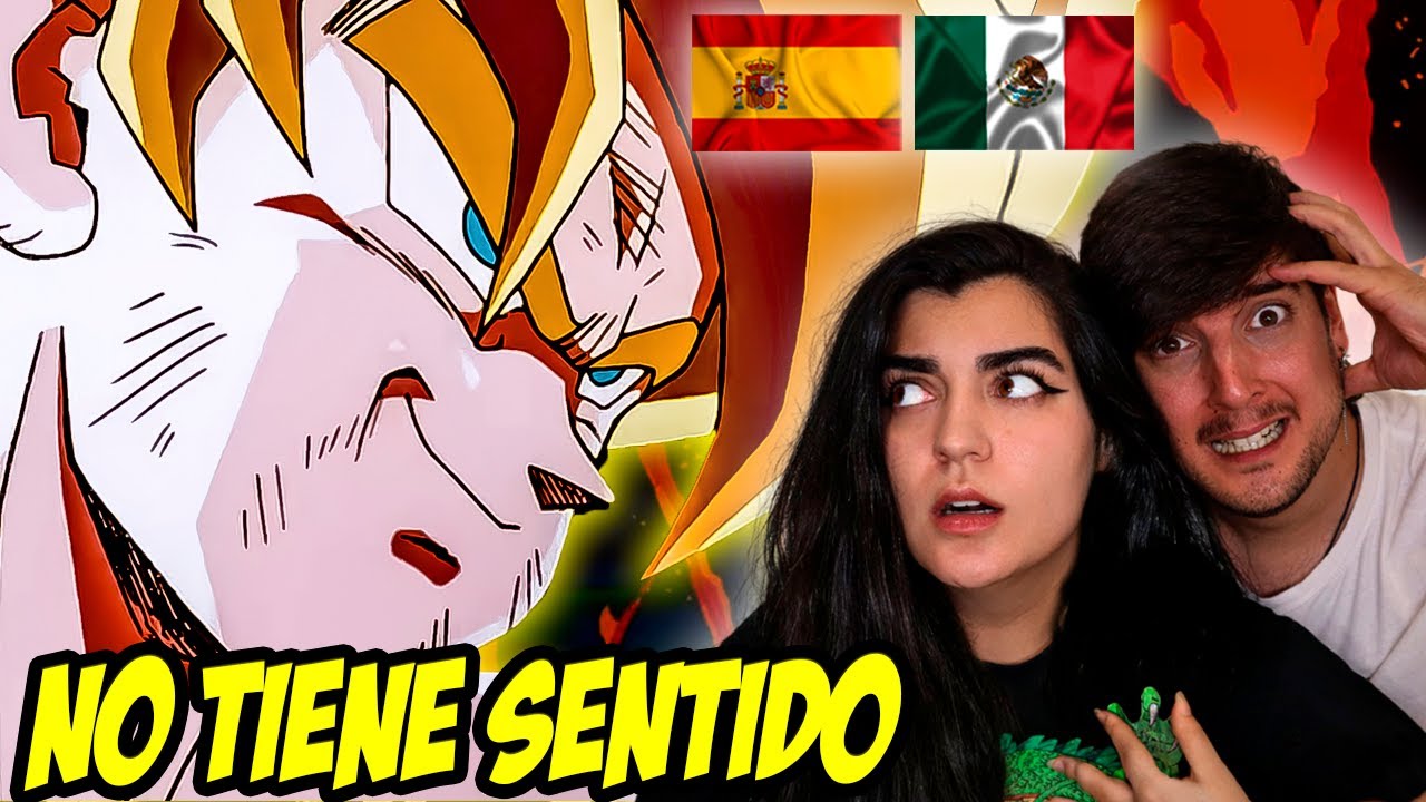 ESPAÑOLES REACCIONAN A DOBLAJE LATINO DRAGON BALL💥GOKU VS FREEZER 🔥LATINO VS CASTELLANO🔥