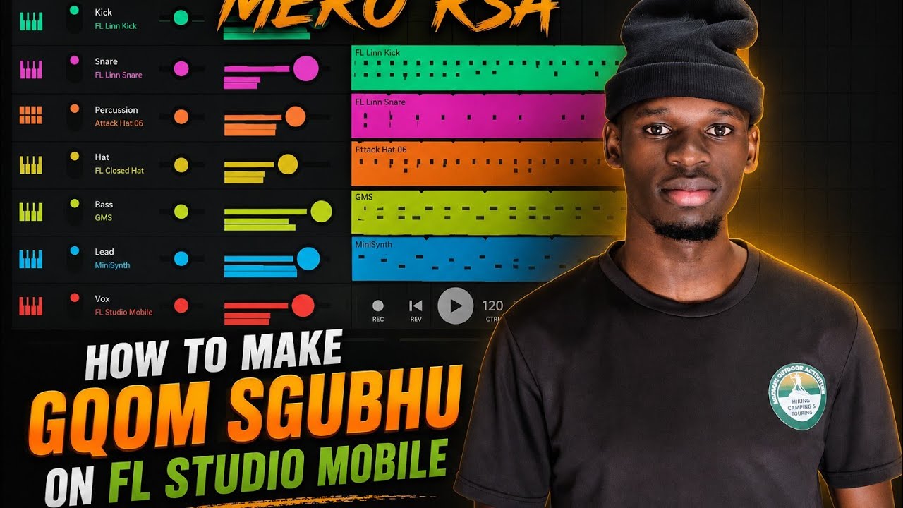 How to make Gqom on fl studio mobile 2026 (Mero Rsa)