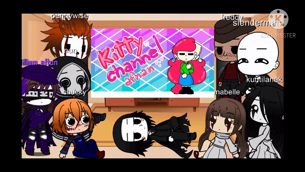 horror movies react to fandom meme and fnaf 6 anniversary (sorry)