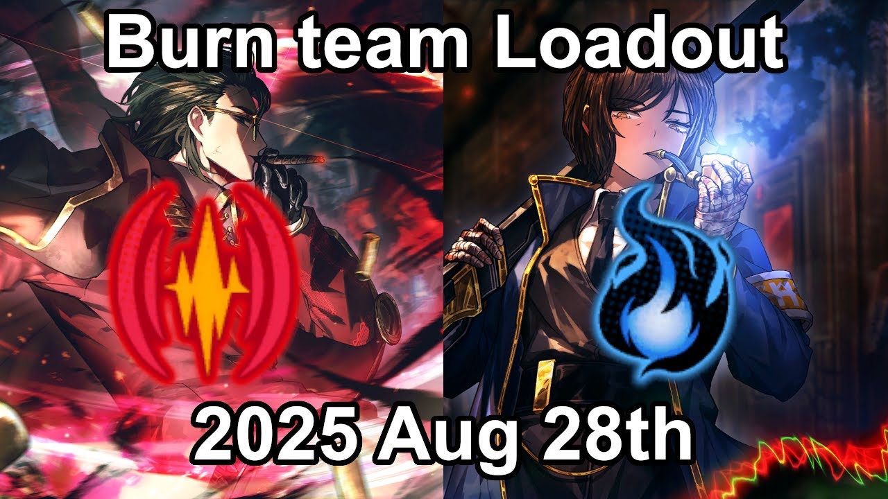 Burn team loadout - Update 2025 08 28 - [Limbus Company]