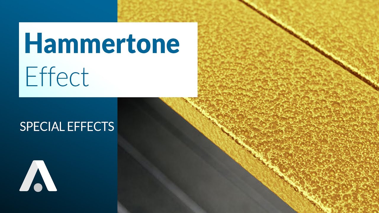 Hammertone Effect - Wood Coatings Special Effects Tutorial [ENG]