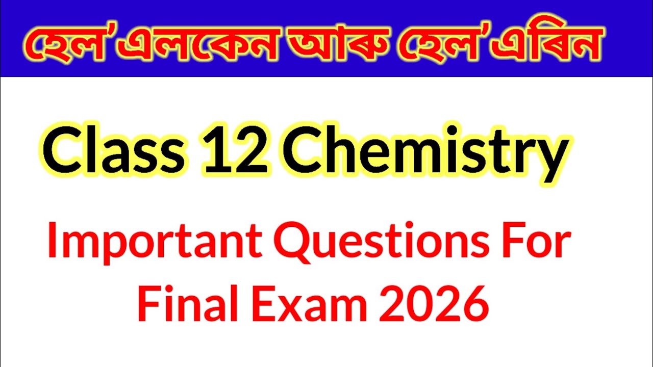 Haloalkanes And Haloarenes|| Class 12 Chemistry 