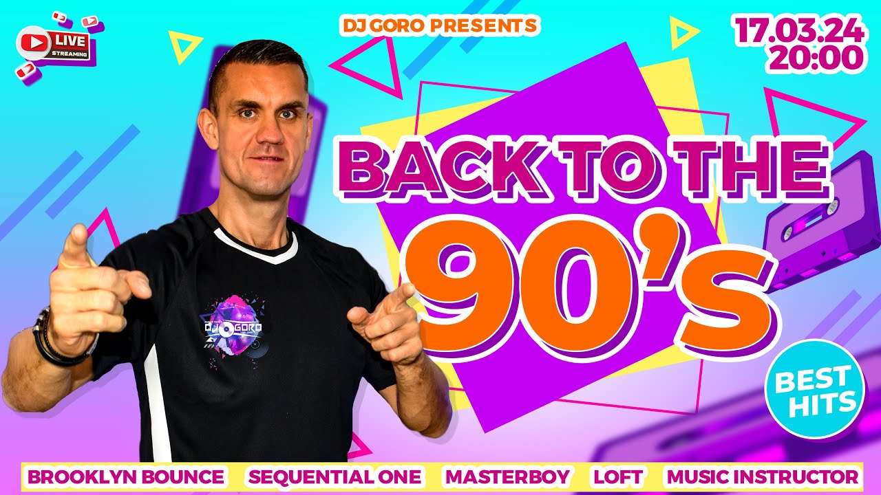 LET'S GO BACK TO THE 90's ★ EURO DANCE  ★  LIVESTREAM ★ VINYL MIX ★ MIXED BY DJ GORO