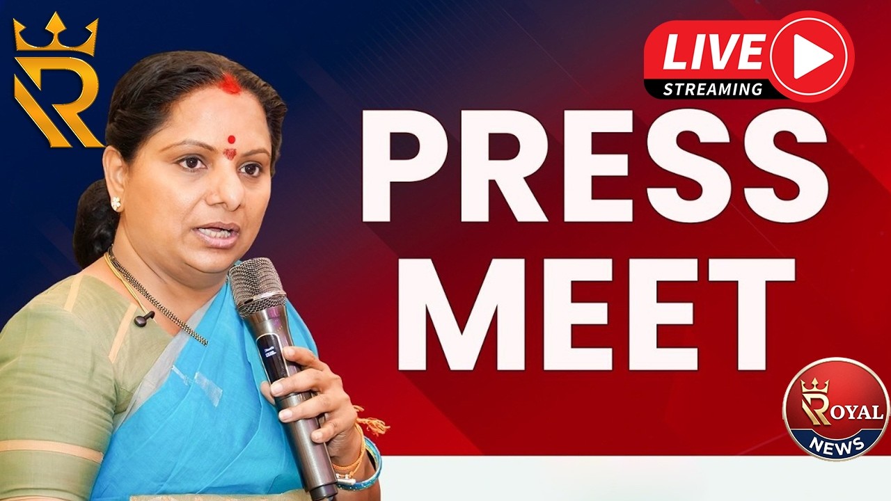 LIVE: Kalvakuntla Kavitha Press Meet | Musi Beautification & HYDRAA Issue | Telangana Jagruthi